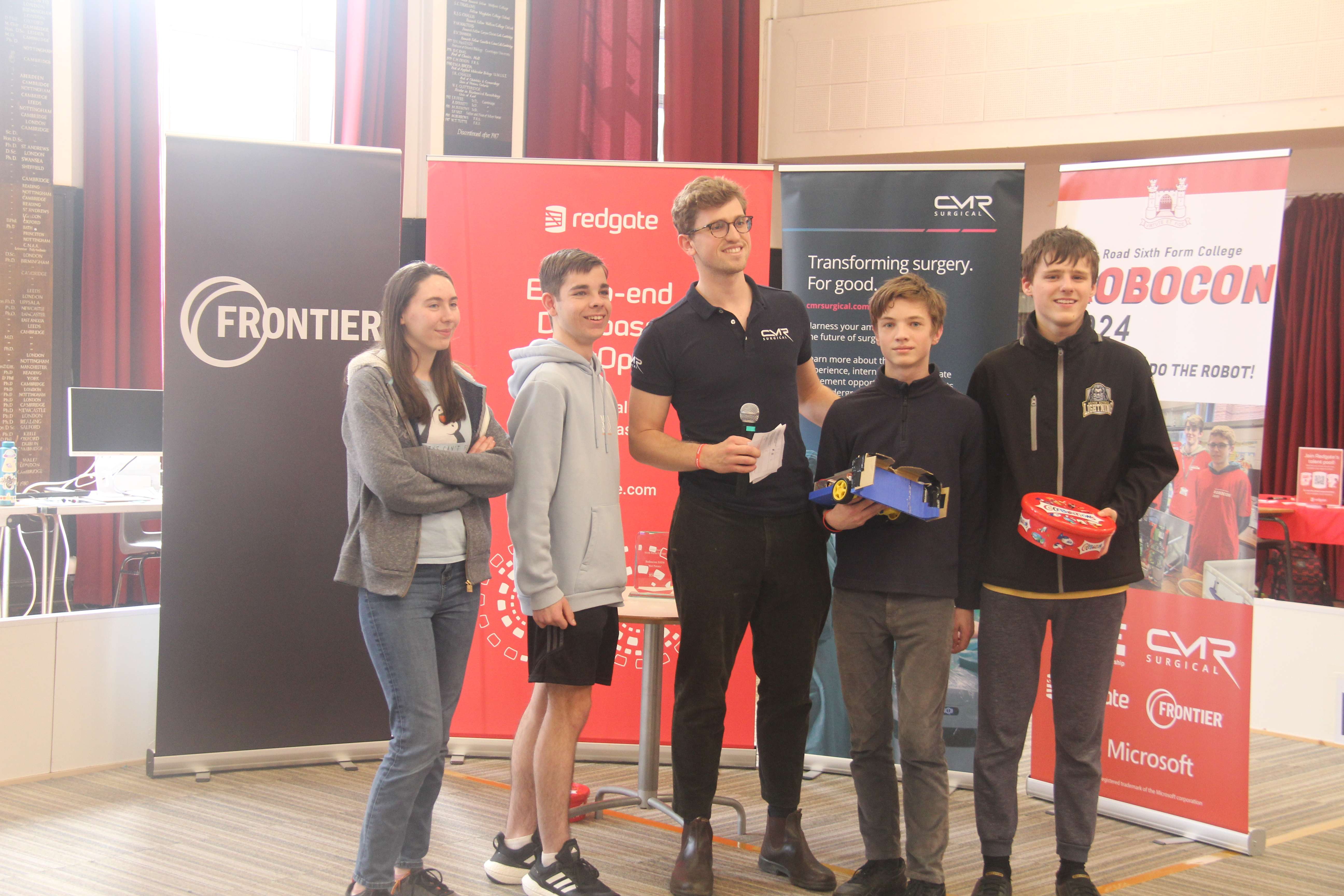 Highfield School with CMR Perseverance Award